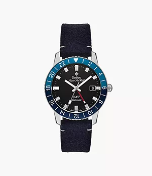 Super Sea Wolf Swiss Automatic GMT Stainless Steel Watch
