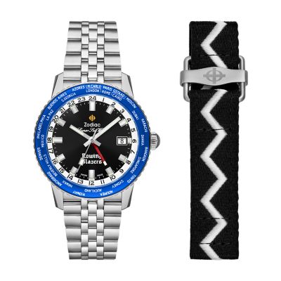 Zodiac x Rowing Blazers Super Sea Wolf GMT World Time Automatic Watch