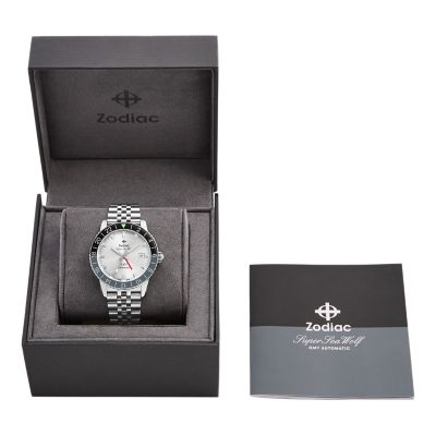 Super Sea Wolf GMT Automatic Stainless Steel Watch ZO9415 - Zodiac