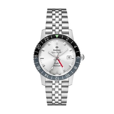 Super Sea Wolf GMT Automatic Stainless Steel Watch ZO9415 - Zodiac 