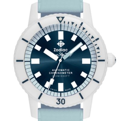 Super Sea Wolf Ceramic Compression Diver Automatic Rubber Strap Watch