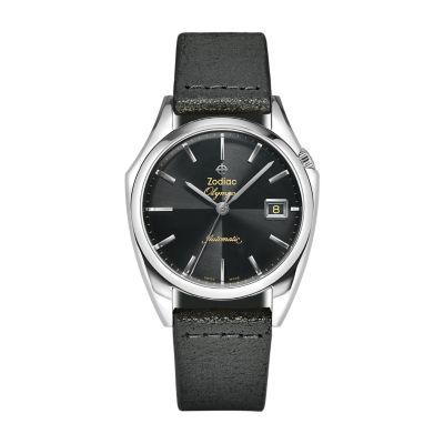 Dress Olympos Automatic Leather Watch