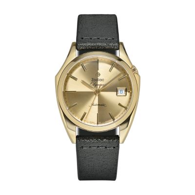 Dress Olympos Automatic Leather Watch