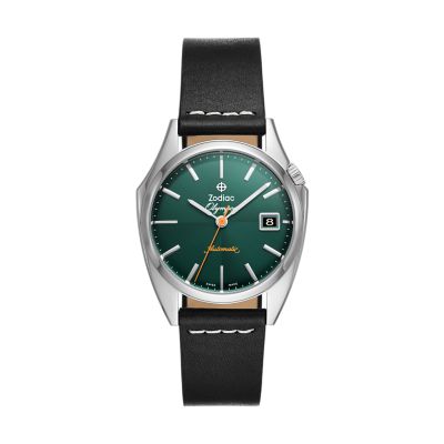 Dress Olympos Automatic Leather Watch