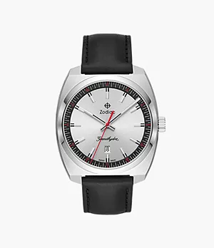 Watch Station Exclusive - Grandhydra Quartz Black Leather Watch