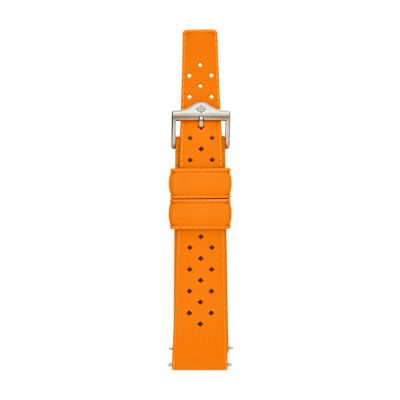 Tropic 20mm Orange Rubber Strap ZOS1009 - Zodiac Watches®