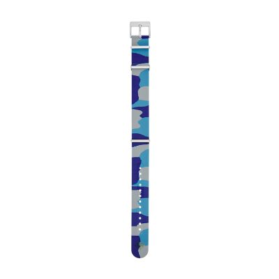 Field 20mm Blue Rubber Strap ZOS1011 - Zodiac Watches®