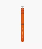Bracelet de terrain en caoutchouc orange de 20 mm
