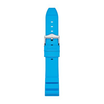 Pro-Diver 20mm Blue Rubber Strap ZOS1018 - Zodiac Watches®