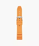 Bracelet Pro-Diver de 20 mm en caoutchouc orange