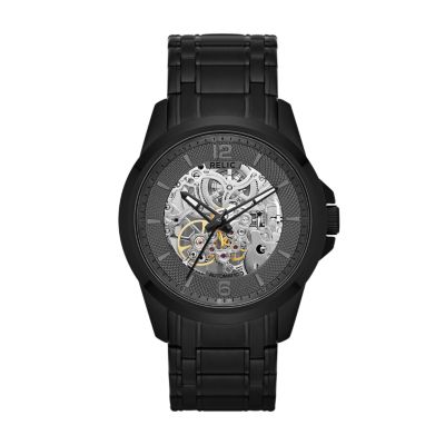 Black relic clearance watch