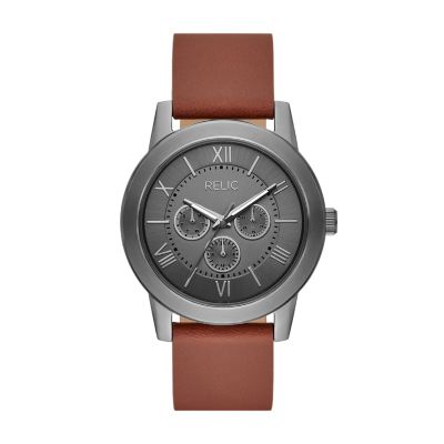 Mens watches deals with brown strap