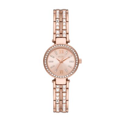 Fossil hot sale crystal watch