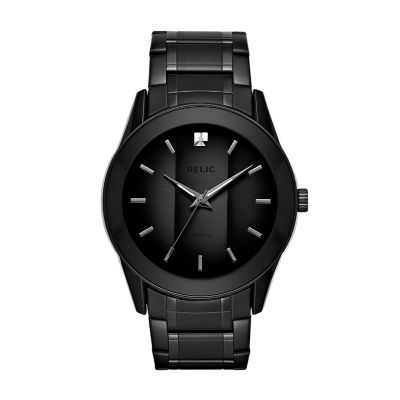 Fossil diamond watch on sale mens