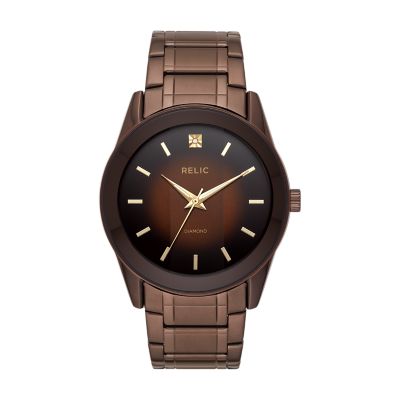 Fossil men's bracelet clearance watch