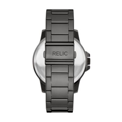 Black metal bracelet watch store